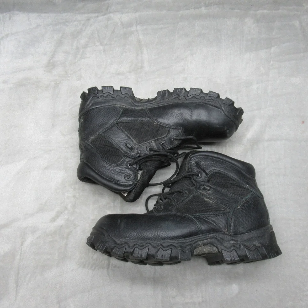Rocky Mens 9M Boots‎ Black Leather Waterproof R6004 6